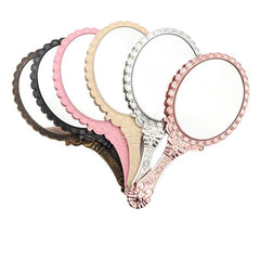 Vintage Hand Held Mirror Beauty Tool