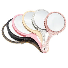 Vintage Hand Held Mirror Beauty Tool