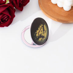 Pumpkin & Bat Pattern Makeup Mirror Double Side Folding Mirror