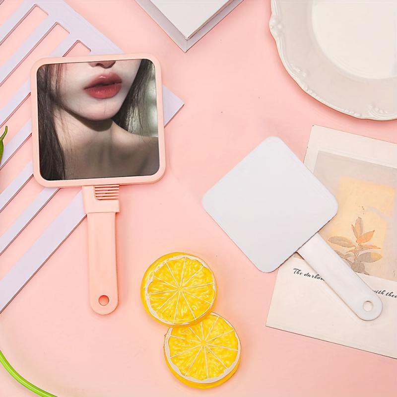 Vanity Makeup Mirror Comb Set Hair Brush Portable Hair Groomer Comb Gift