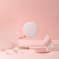 Mini Portable LED Makeup Mirror Handheld Foldable Pocket Mirror Light