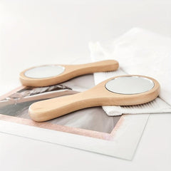 Handheld Mirrors Portable Comb Mirror Carry On Makeup Mirror