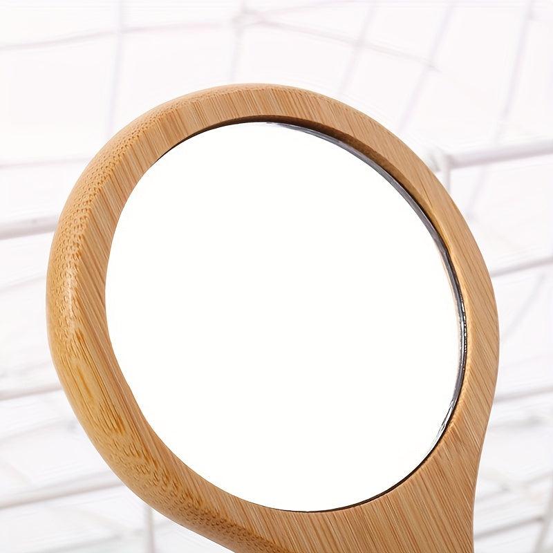 Handheld Mirrors Portable Comb Mirror Carry On Makeup Mirror