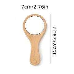 Handheld Mirrors Portable Comb Mirror Carry On Makeup Mirror