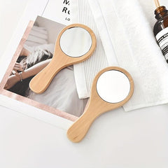 Handheld Mirrors Portable Comb Mirror Carry On Makeup Mirror