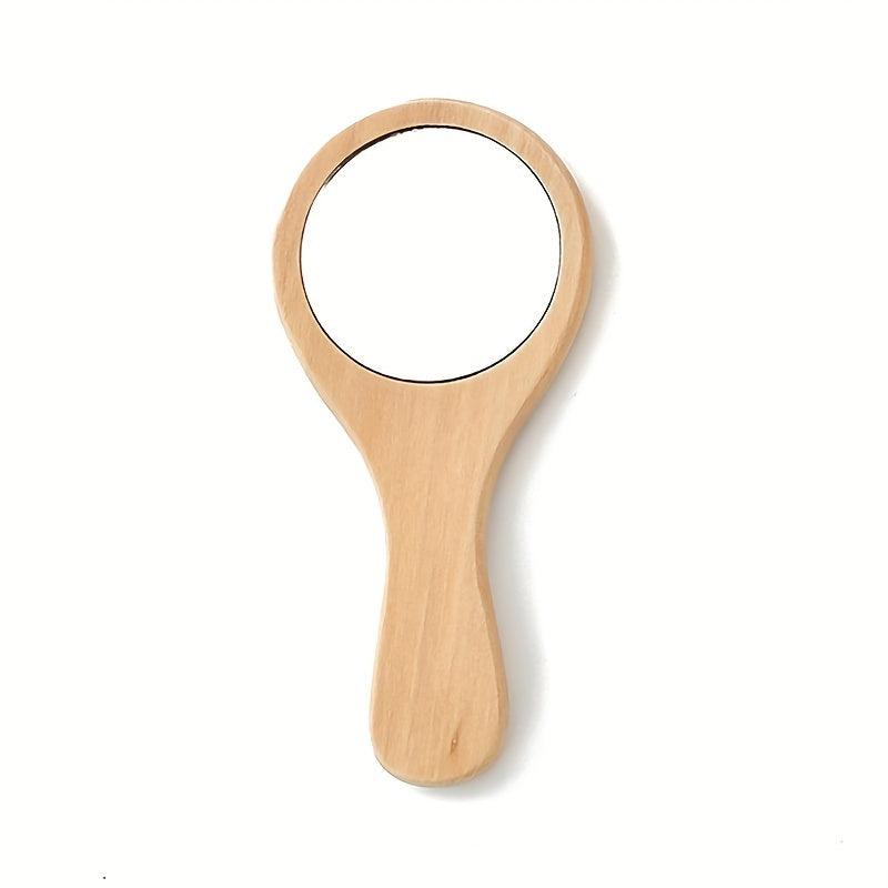 Handheld Mirrors Portable Comb Mirror Carry On Makeup Mirror