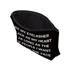 Women's Cosmetic Bag Letters Printing Waterproof Makeup Bag
