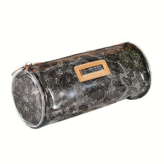 Zipper Makeup Bag Brush Holder Organizer Roomy Toiletry Bag for Women