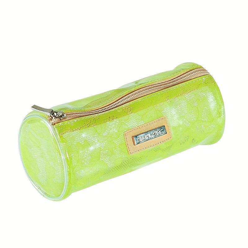 Zipper Makeup Bag Brush Holder Organizer Roomy Toiletry Bag for Women