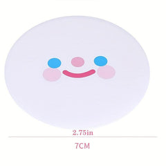 6pcs Cartoon Pattern Handheld Makeup Mirror for On-the-Go