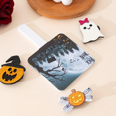 Halloween Handheld Mirror Cartoon Style Portable Travel Vanity Mirror