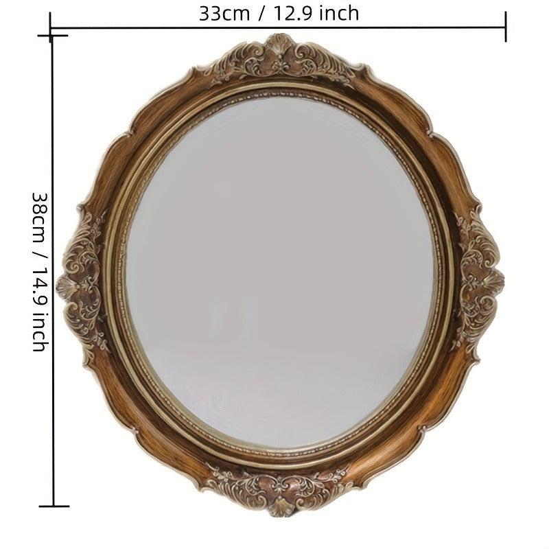 Retro Wall mounted Makeup Mirror Bathroom Mirror Dressing Table Mirror