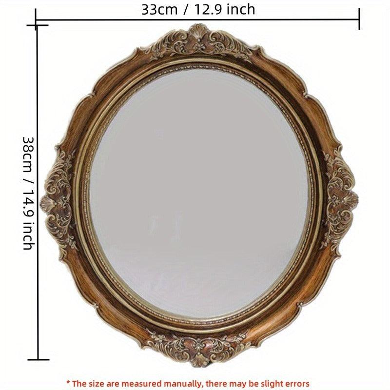 Retro Wall mounted Makeup Mirror Bathroom Mirror Dressing Table Mirror