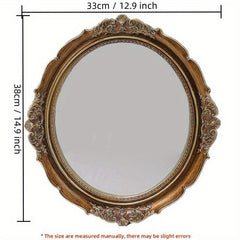 Retro Wall mounted Makeup Mirror Bathroom Mirror Dressing Table Mirror