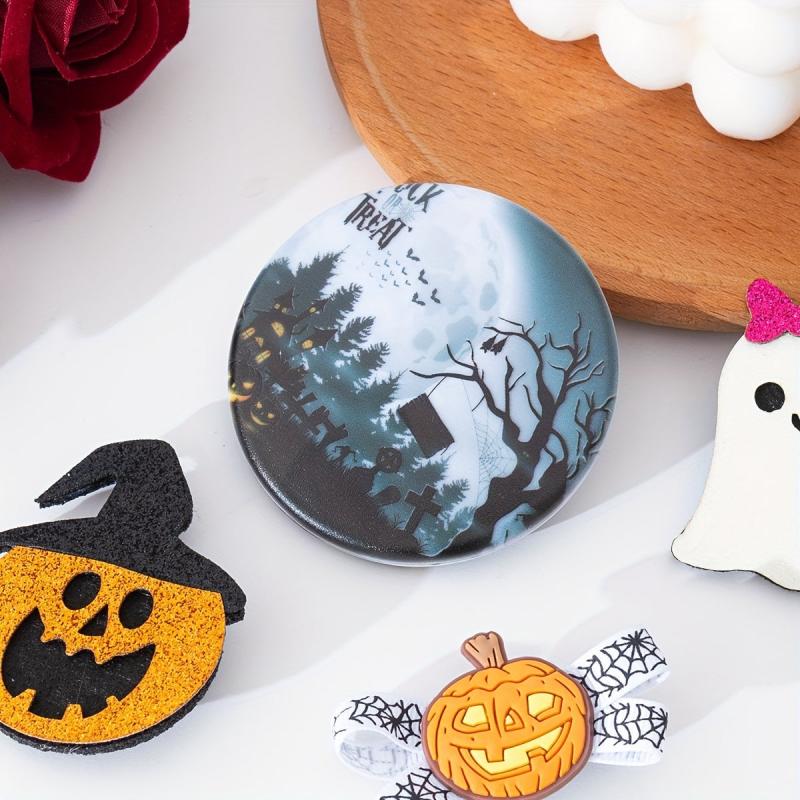 Castle & Forest Pattern Makeup Mirror Compact Mirror Travel