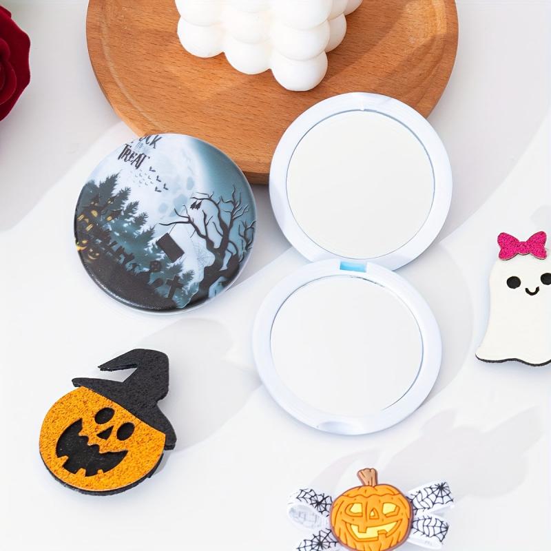 Castle & Forest Pattern Makeup Mirror Compact Mirror Travel