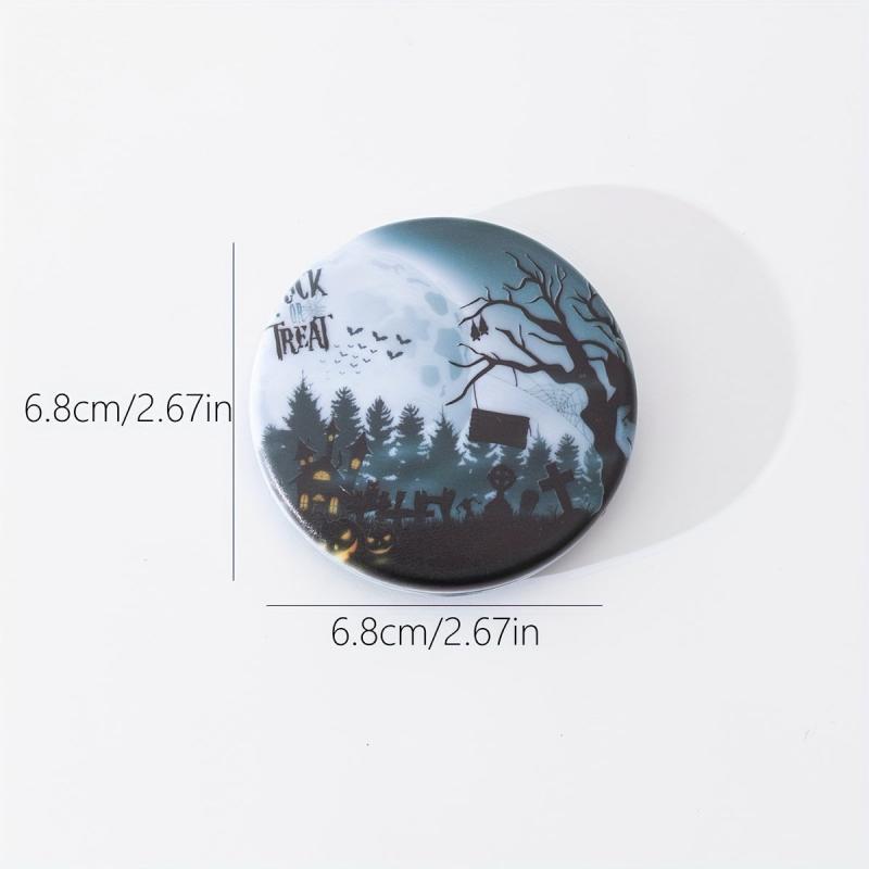 Castle & Forest Pattern Makeup Mirror Compact Mirror Travel