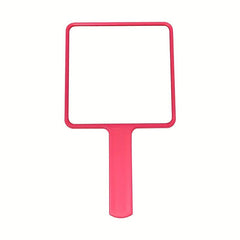 Handheld Makeup Vanity Mirror with Handle for Salon and Extensions