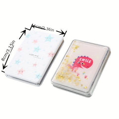 Cute Cartoon Vanity Mirror Double Side Compact Makeup Mirror for Girls and Women