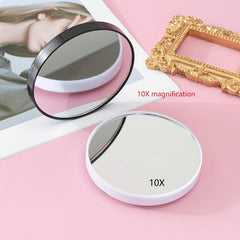Mini Makeup Vanity Mirror 10X Magnifying Hand Mirror