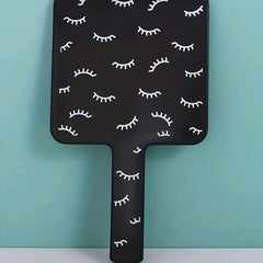 Square Handheld Makeup Mirror with Handle for Shaving Salon
