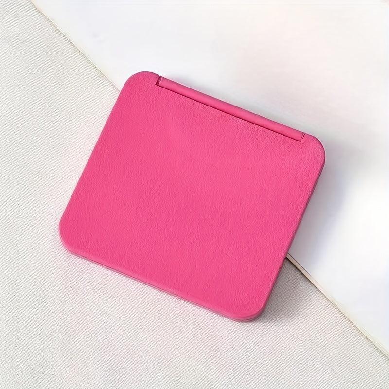 1PCS Portable Mini Makeup Mirror Travel Double Sided Square Folding Mirror