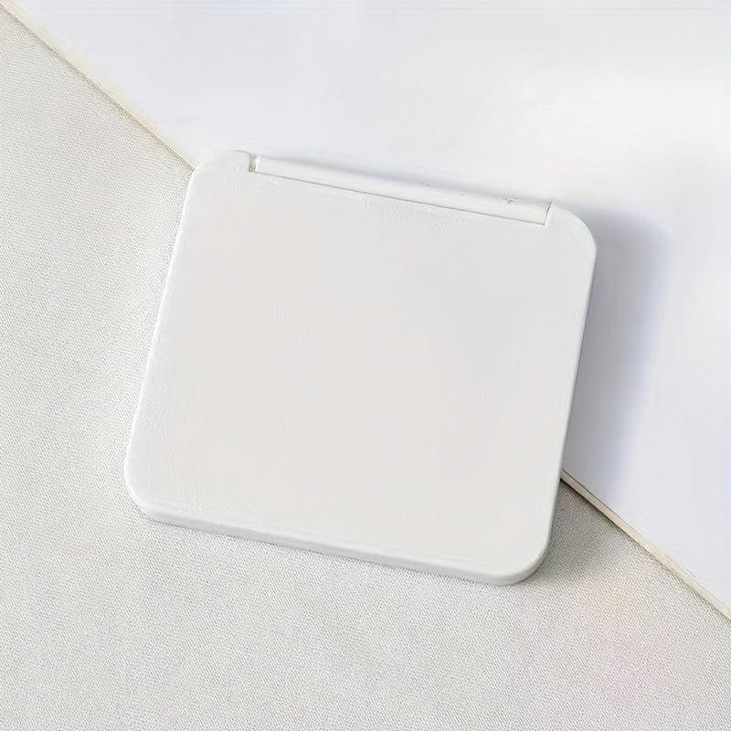1PCS Portable Mini Makeup Mirror Travel Double Sided Square Folding Mirror