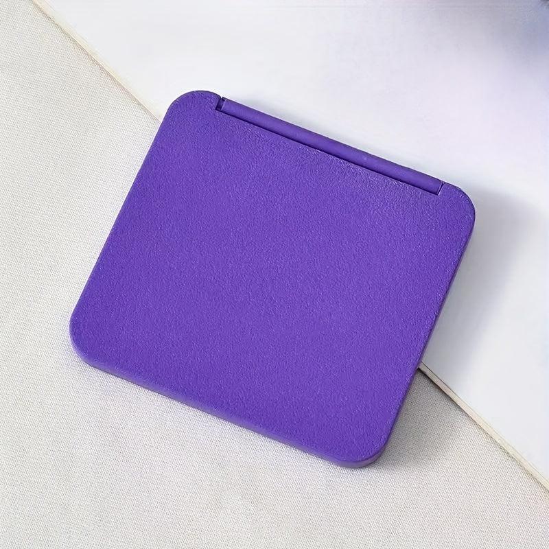 1PCS Portable Mini Makeup Mirror Travel Double Sided Square Folding Mirror