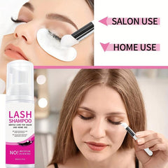 Eyelash Extension Cleanser 60ML Daily Foaming Eyelash Extension Shampoo