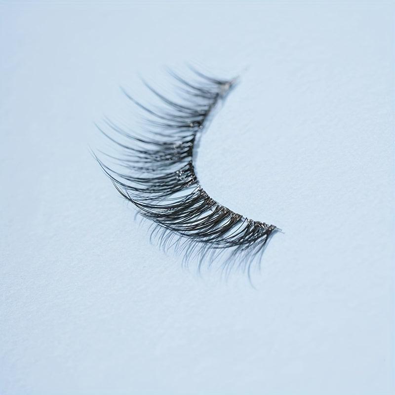 5 Pairs Wispy False Eyelashes Pack Natural Look Curly Makeup Eyelashes