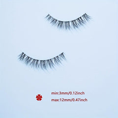 5 Pairs Wispy False Eyelashes Pack Natural Look Curly Makeup Eyelashes