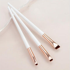 3Pcs Cosmetics Tools Kit Makeup Brushes Set Wooden Handle Beauty Brush