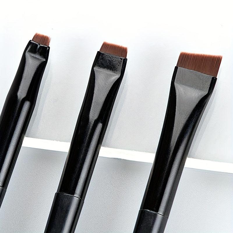 3Pcs Cosmetics Tools Kit Makeup Brushes Set Wooden Handle Beauty Brush
