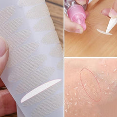 360pcs Double Eyelid Tape Lace Mesh Invisible Fold Sticker Natural Makeup