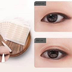 360pcs Double Eyelid Tape Lace Mesh Invisible Fold Sticker Natural Makeup