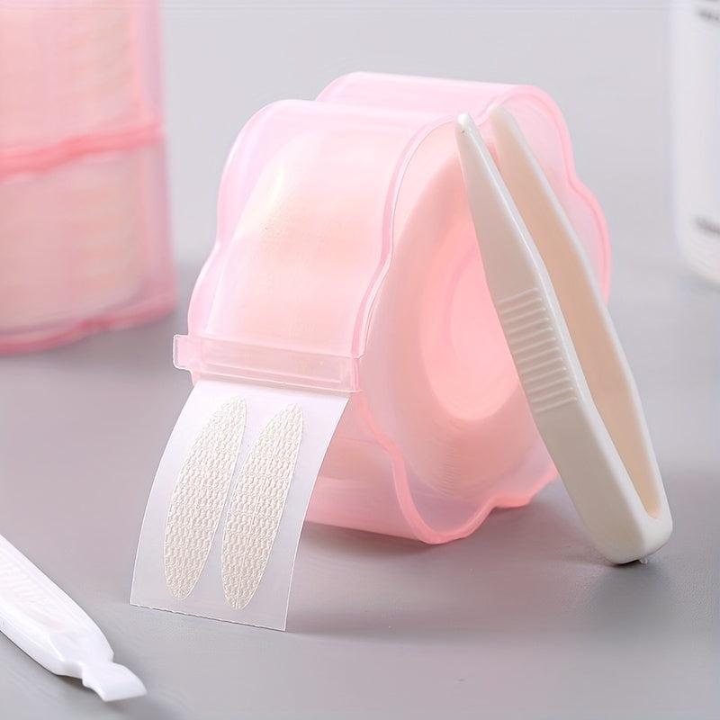 360pcs Double Eyelid Tape Lace Mesh Invisible Fold Sticker Natural Makeup