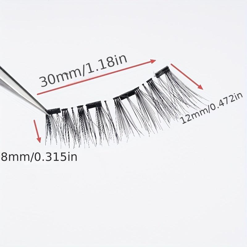 Magnetic Eyelashes 4pcs Magnets Reusable Simulated Natural Lashes
