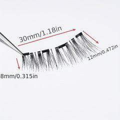Magnetic Eyelashes 4pcs Magnets Reusable Simulated Natural Lashes