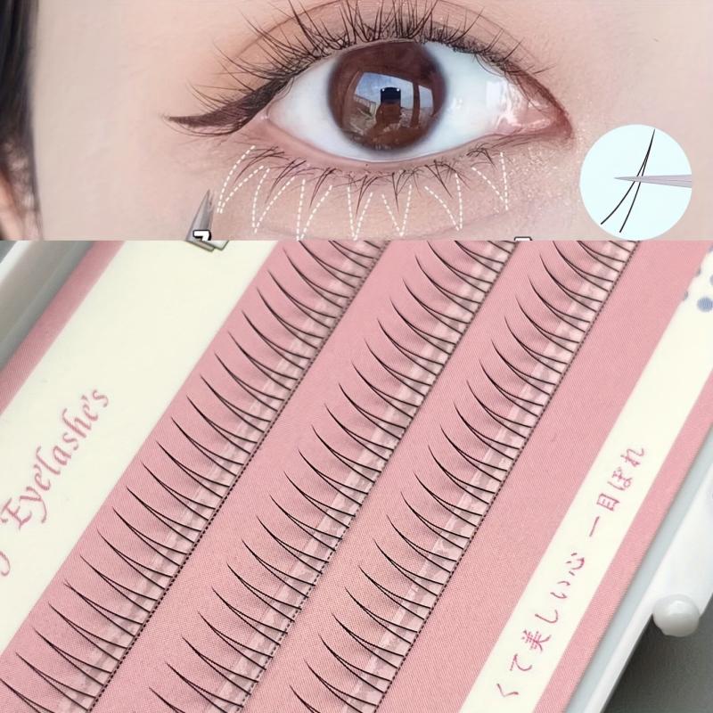 6mm Lower Lashes V Shape False Eyelashes Individual Lashes