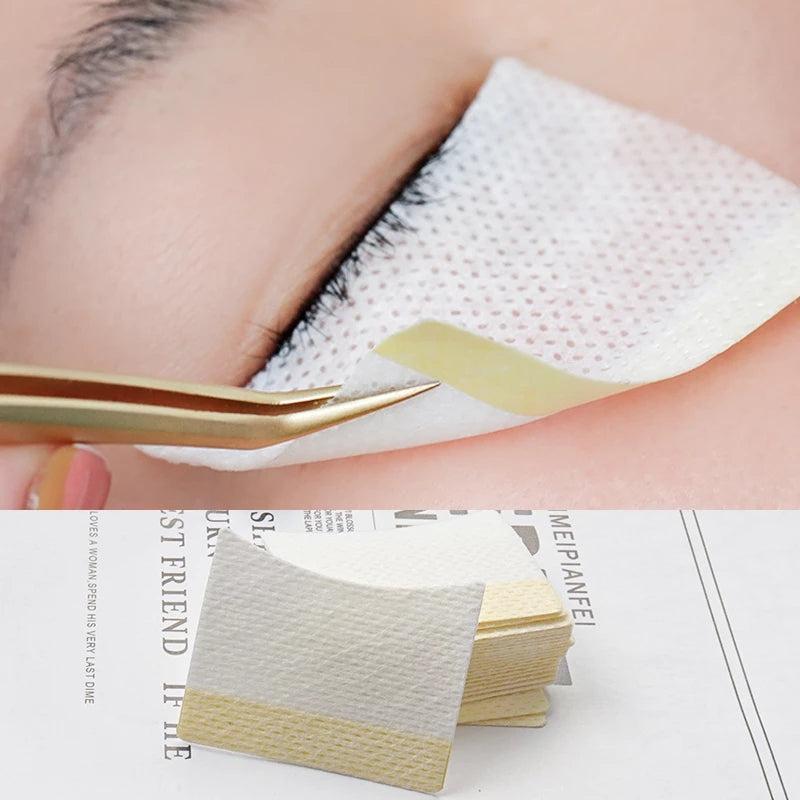 40Pcs Disposable Cotton Eyelashes Patch Sticker for Removing Eyelashes Eye Pads