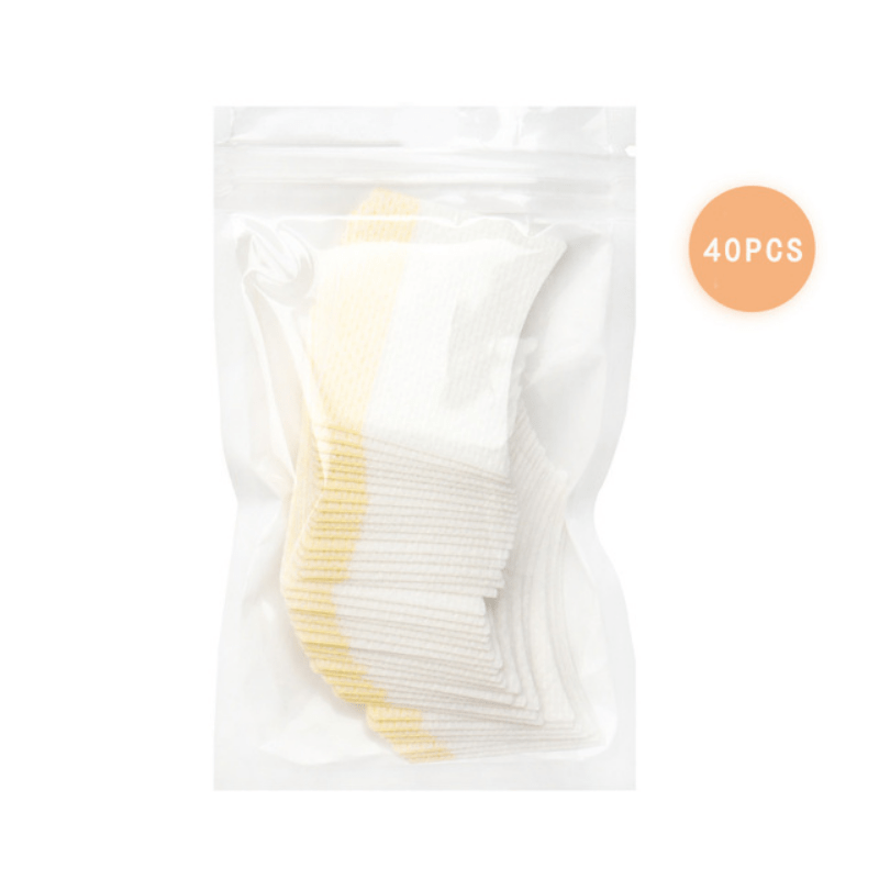 40Pcs Disposable Cotton Eyelashes Patch Sticker for Removing Eyelashes Eye Pads