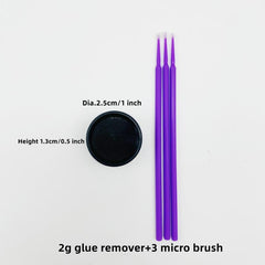 Eyelash Extension Glue Remover Gentle Lash Removal Set