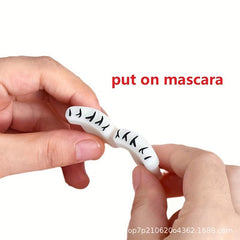 2pcs Lower Eyelashes Stamp V shaped Faux Hand Painting Eyelash Stamp