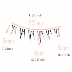 5 Pairs Wispy Lower Lashes False Eyelashes