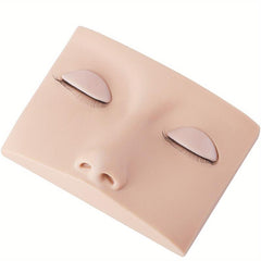 Portable Lash Mannequin Head for Makeup Training and Practice