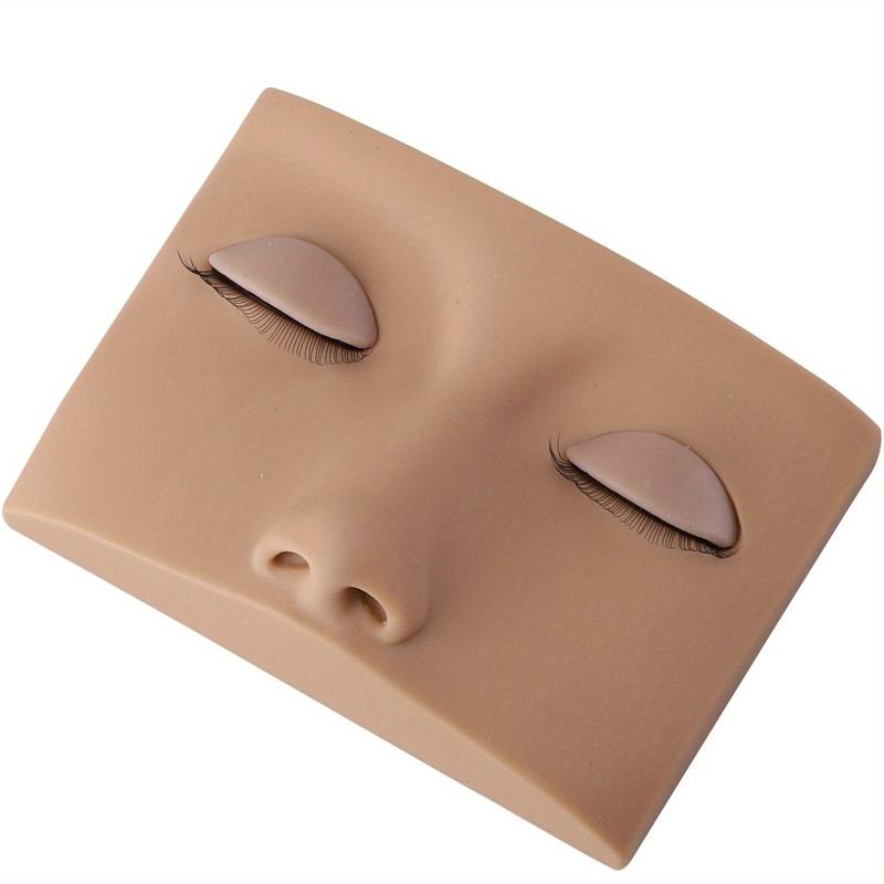 Portable Lash Mannequin Head for Makeup Training and Practice