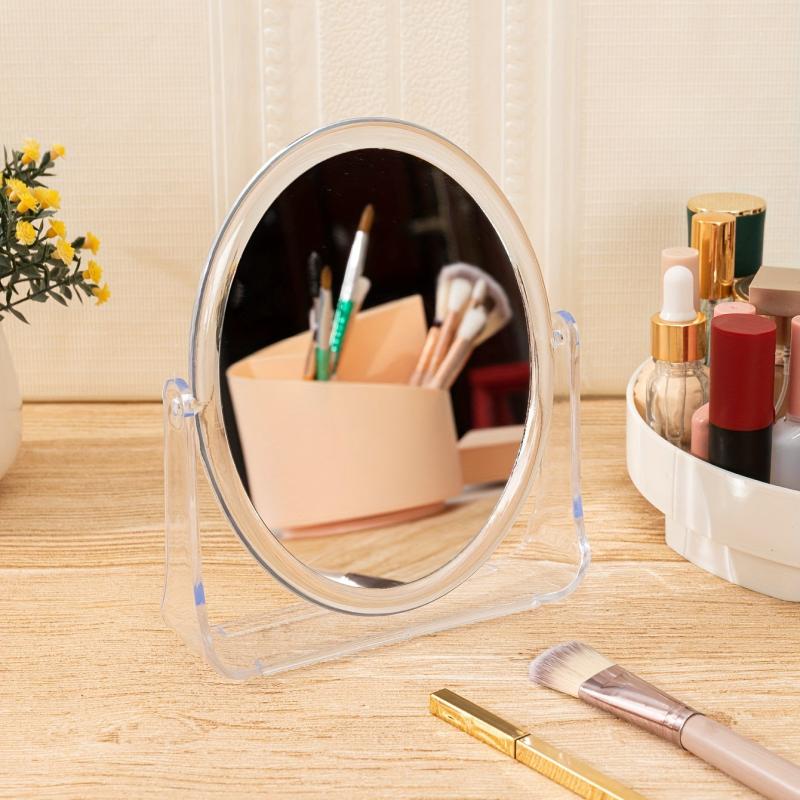 Travel Vanity Mirror 360 Rotation Stand Beauty Mirror