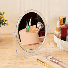 Travel Vanity Mirror 360 Rotation Stand Beauty Mirror