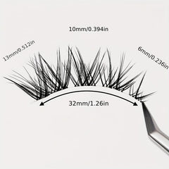 Fox False Eyelashes Eye End Lenghtening Light Smoky Makeup