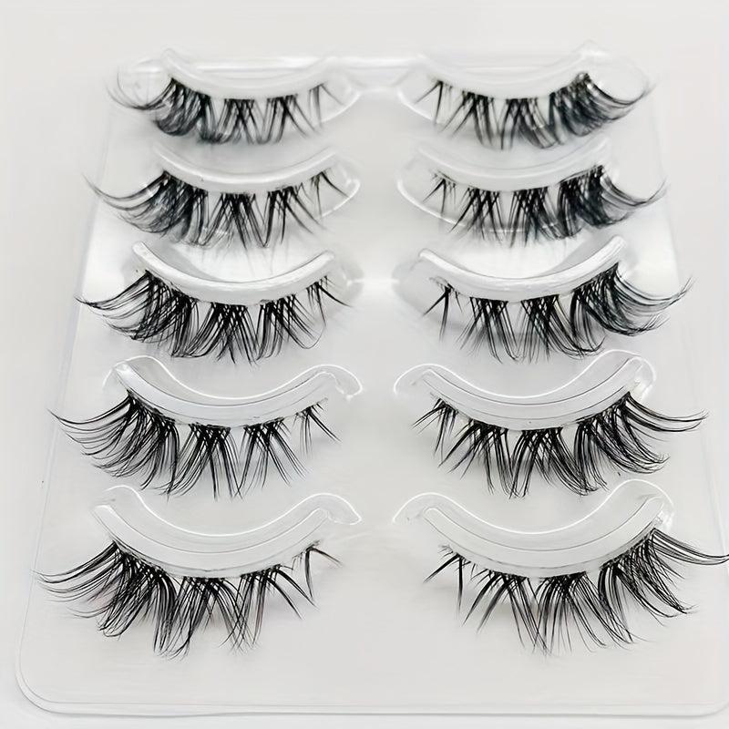 Fox False Eyelashes Eye End Lenghtening Light Smoky Makeup